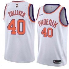 Suns #40 Anthony Tolliver Jersey -White PHOENIX