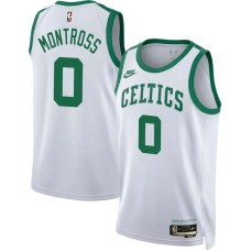 Boston Celtics #0 Eric Montross Jersey -White Classic