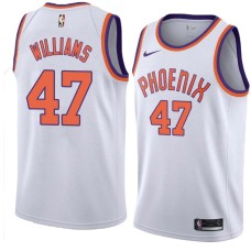 Suns #47 Scott Williams Jersey -White PHOENIX