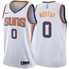 SUNS #0 Jerrod Mustaf Jersey -White