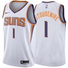 SUNS #1 Amar'e Stoudemire Jersey -White