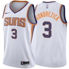 SUNS #3 Grant Gondrezick Jersey -White