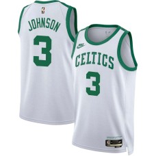 Boston Celtics #3 Dennis Johnson Jersey -White Classic