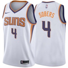 SUNS #4 Ricky Sobers Jersey -White