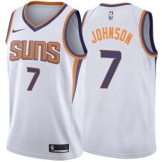 SUNS #7 Kevin Johnson Jersey -White