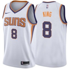 SUNS #8 George King Jersey -White