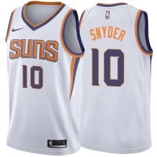 SUNS #10 Dick Snyder Jersey -White