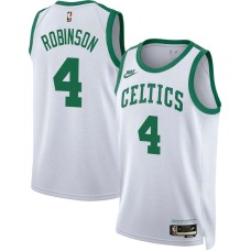 Boston Celtics #4 Larry Robinson Jersey -White Classic