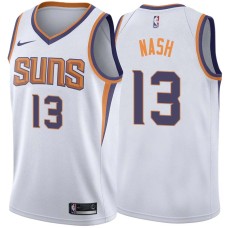 SUNS #13 Steve Nash Jersey -White