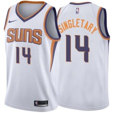 SUNS #14 Sean Singletary Jersey -White