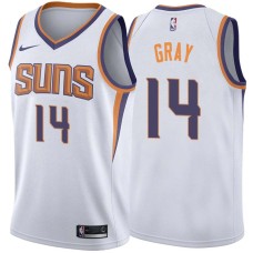 SUNS #14 Josh Gray Jersey -White