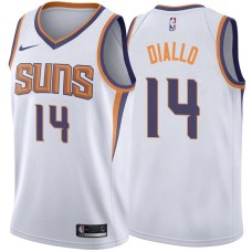 SUNS #14 Cheick Diallo Jersey -White