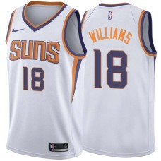 SUNS #18 Hot Rod Williams Jersey -White