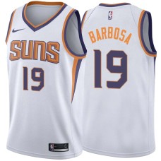 SUNS #19 Leandro Barbosa Jersey -White