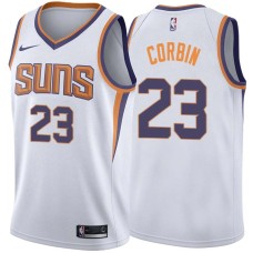 SUNS #23 Tyrone Corbin Jersey -White