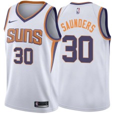 SUNS #30 Fred Saunders Jersey -White