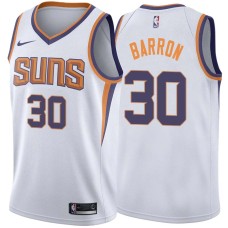 SUNS #30 Earl Barron Jersey -White