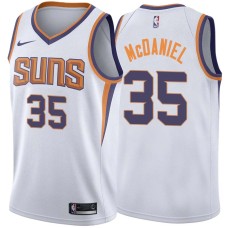 SUNS #35 Xavier McDaniel Jersey -White