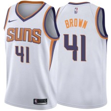 SUNS #41 Lorenzo Brown Jersey -White