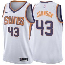 SUNS #43 Linton Johnson Jersey -White