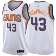 SUNS #43 Kris Humphries Jersey -White