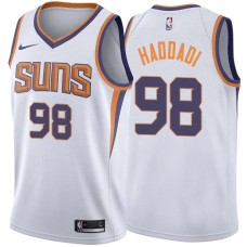 SUNS #98 Hamed Haddadi Jersey -White