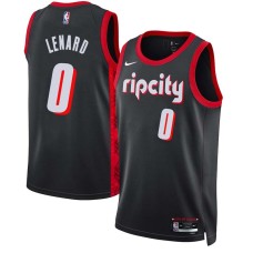 Portland Trail Blazers #0 Voshon Lenard Jersey -2021-2022 ripcity