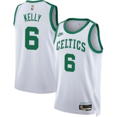 Boston Celtics #6 Tom Kelly Jersey -White Classic