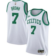 Boston Celtics #7 Dee Brown Jersey -White Classic