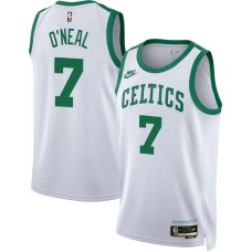 Boston Celtics #7 Jermaine O'Neal Jersey -White Classic