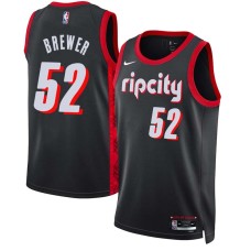 Portland Trail Blazers #52 Jim Brewer Jersey -2021-2022 ripcity