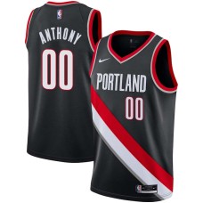 Portland Trail Blazers #00 Carmelo Anthony Jersey -Black