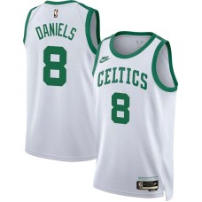 Boston Celtics #8 Marquis Daniels Jersey -White Classic