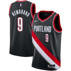 Portland Trail Blazers #9 Ruben Nembhard Jersey -Black