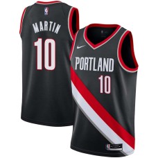 Portland Trail Blazers #10 Fernando Martin Jersey -Black