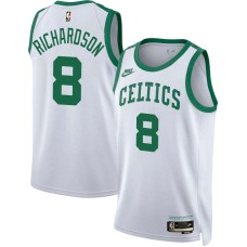 Boston Celtics #8 Josh Richardson Jersey -White Classic