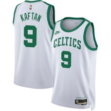 Boston Celtics #9 George Kaftan Jersey -White Classic