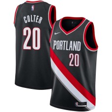 Portland Trail Blazers #20 Steve Colter Jersey -Black