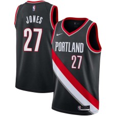 Portland Trail Blazers #27 Caldwell Jones Jersey -Black