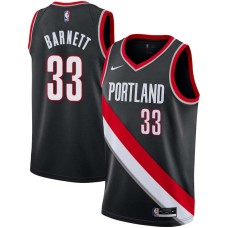 Portland Trail Blazers #33 Jim Barnett Jersey -Black