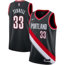 Portland Trail Blazers #33 Ira Terrell Jersey -Black