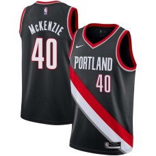 Portland Trail Blazers #40 Stan McKenzie Jersey -Black