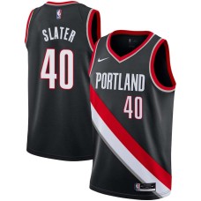 Portland Trail Blazers #40 Reggie Slater Jersey -Black