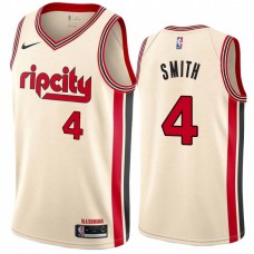 Portland Trail Blazers #4 Greg Smith Jersey -Cream 2019-2020 ripcity