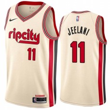 Portland Trail Blazers #11 Abdul Jeelani Jersey -Cream 2019-2020 ripcity