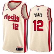 Portland Trail Blazers #12 Billy Ray Bates Jersey -Cream 2019-2020 ripcity