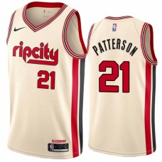 Portland Trail Blazers #21 Ruben Patterson Jersey -Cream 2019-2020 ripcity