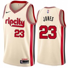 Portland Trail Blazers #23 Steve Jones Jersey -Cream 2019-2020 ripcity