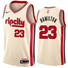 Portland Trail Blazers #23 Roy Hamilton Jersey -Cream 2019-2020 ripcity