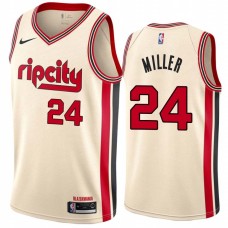 Portland Trail Blazers #24 Andre Miller Jersey -Cream 2019-2020 ripcity